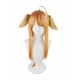 Fox Spirit Matchmaker |  Tu Shan HongHong & SuSu Cosplay Wig  Orange Oblique Bangs with Ears 80cm