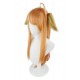 Fox Spirit Matchmaker |  Tu Shan HongHong & SuSu Cosplay Wig  Orange Oblique Bangs with Ears 80cm