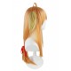 Fox Spirit Matchmaker |  Tu Shan HongHong & SuSu Cosplay Wig  Orange Oblique Bangs with Ears 80cm