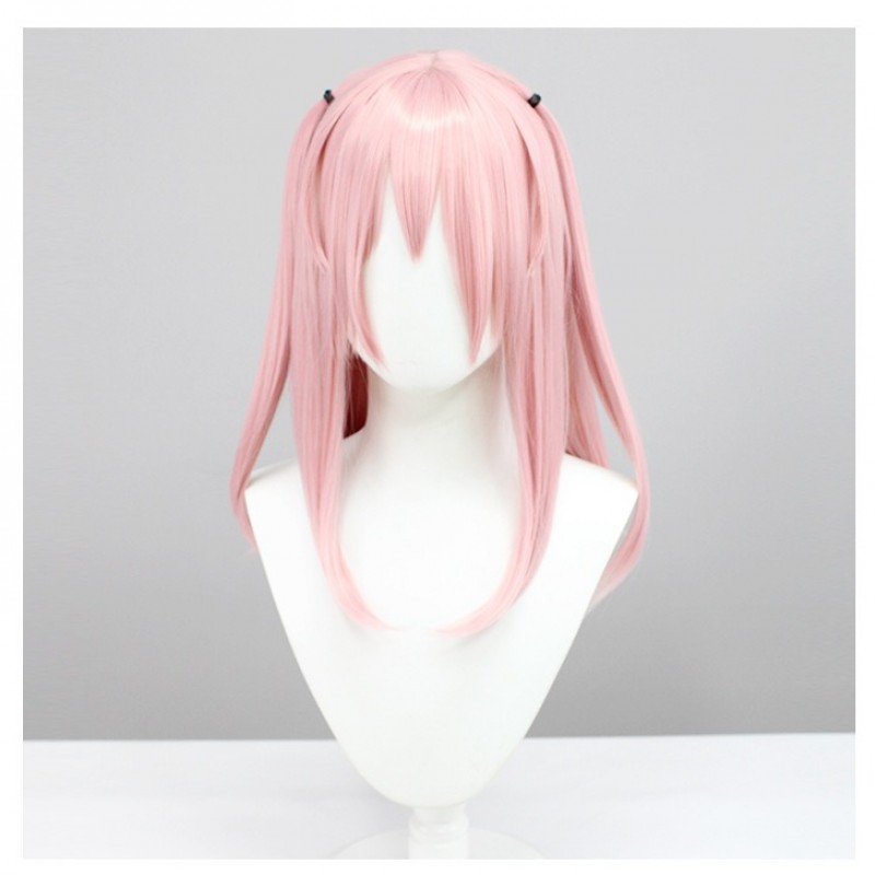 Dress-Up Darling Himuro Koruri Zhuzhu Pink Straight Hair COS Wig 50cm