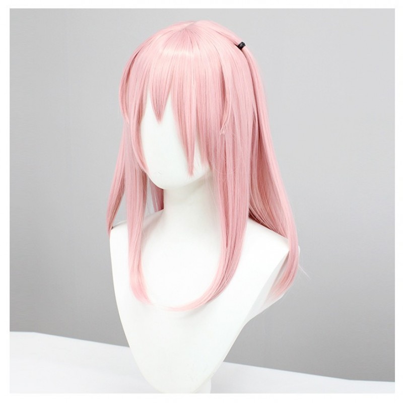 Dress-Up Darling Himuro Koruri Zhuzhu Pink Straight Hair COS Wig 50cm