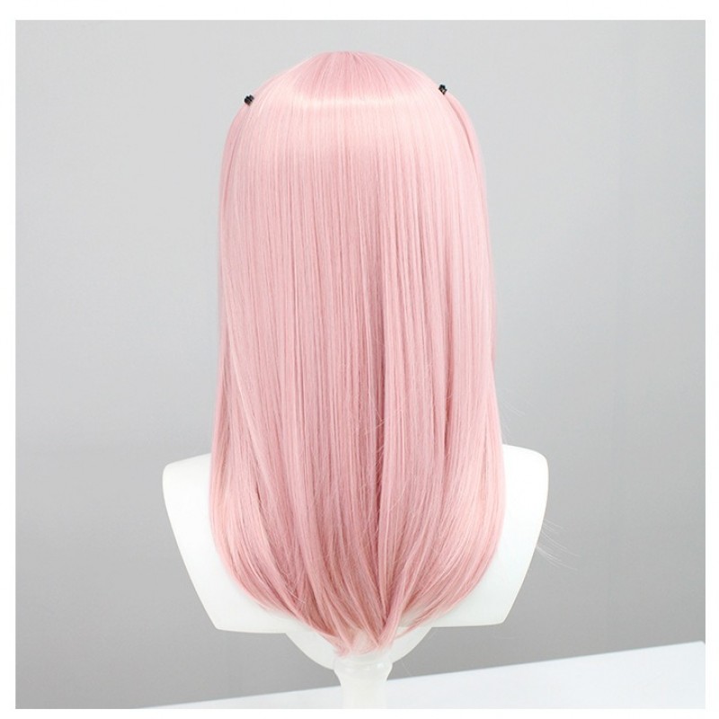 Dress-Up Darling Himuro Koruri Zhuzhu Pink Straight Hair COS Wig 50cm