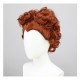 Halloween Cosplay Wig - Witchy Winifred Sanderson Red Queen Short Curly Hair