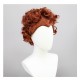 Halloween Cosplay Wig - Witchy Winifred Sanderson Red Queen Short Curly Hair