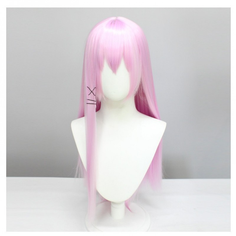 Engage Kiss Kisara Lavender Long Straight Hair Cosplay Wig 70cm