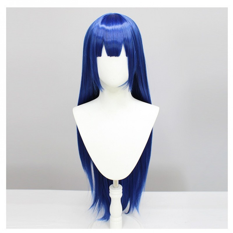 Engage Kiss Ayano Yuzuhira Blue Long Hair COS Wig 90cm