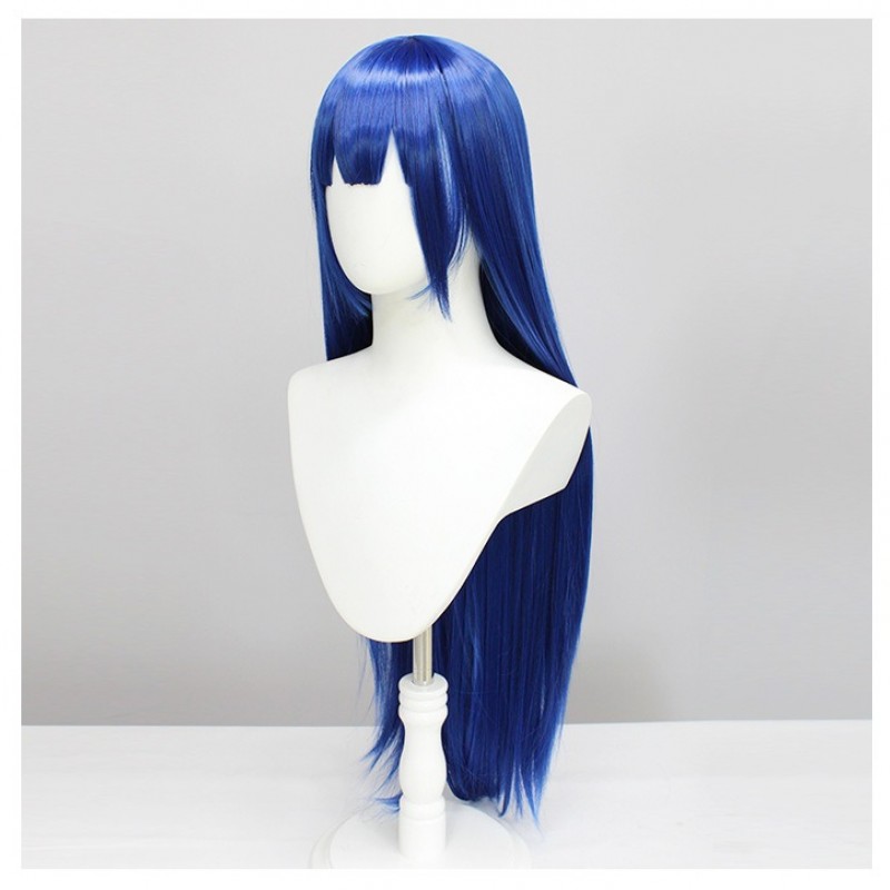 Engage Kiss Ayano Yuzuhira Blue Long Hair COS Wig 90cm