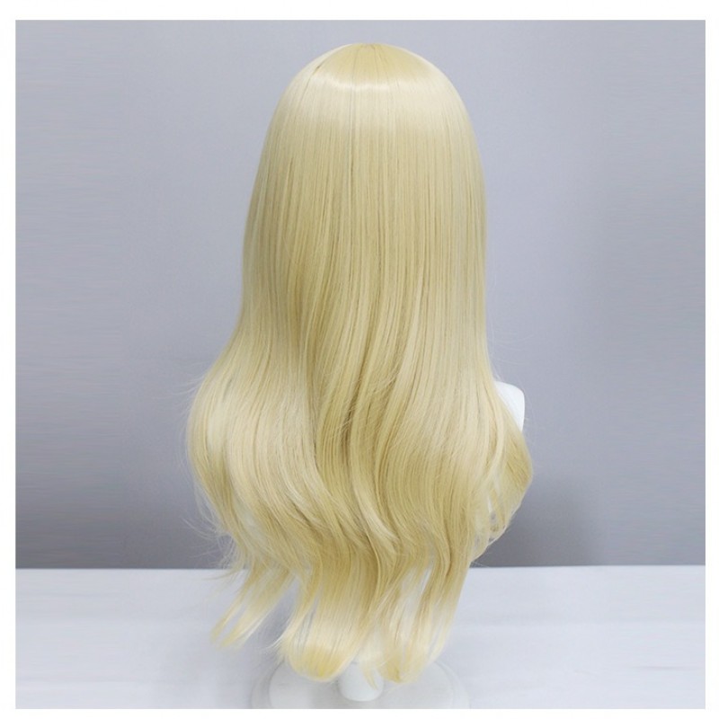 Engage Kiss Sharon Hellsing Blonde Long Straight Cosplay Wig 