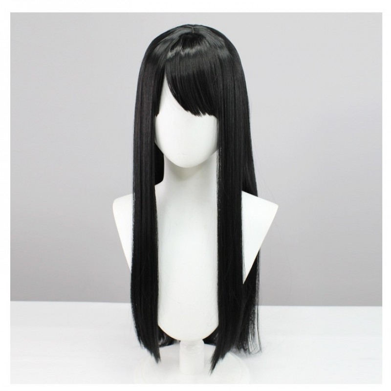 Ricoris Elegance 80cm Black Long Hair Cosplay Wig