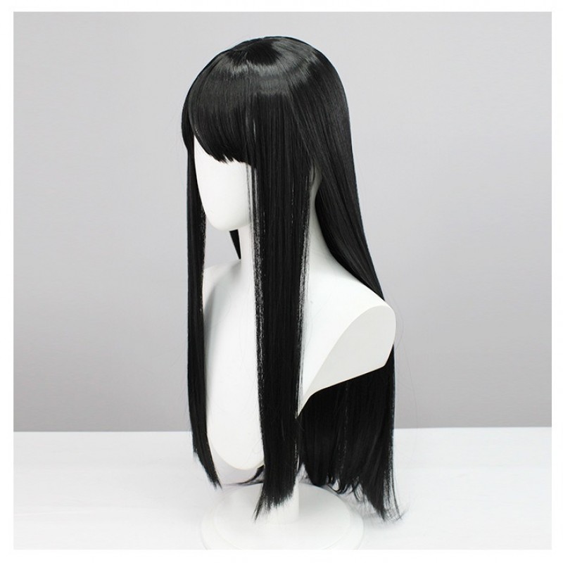 Ricoris Elegance 80cm Black Long Hair Cosplay Wig