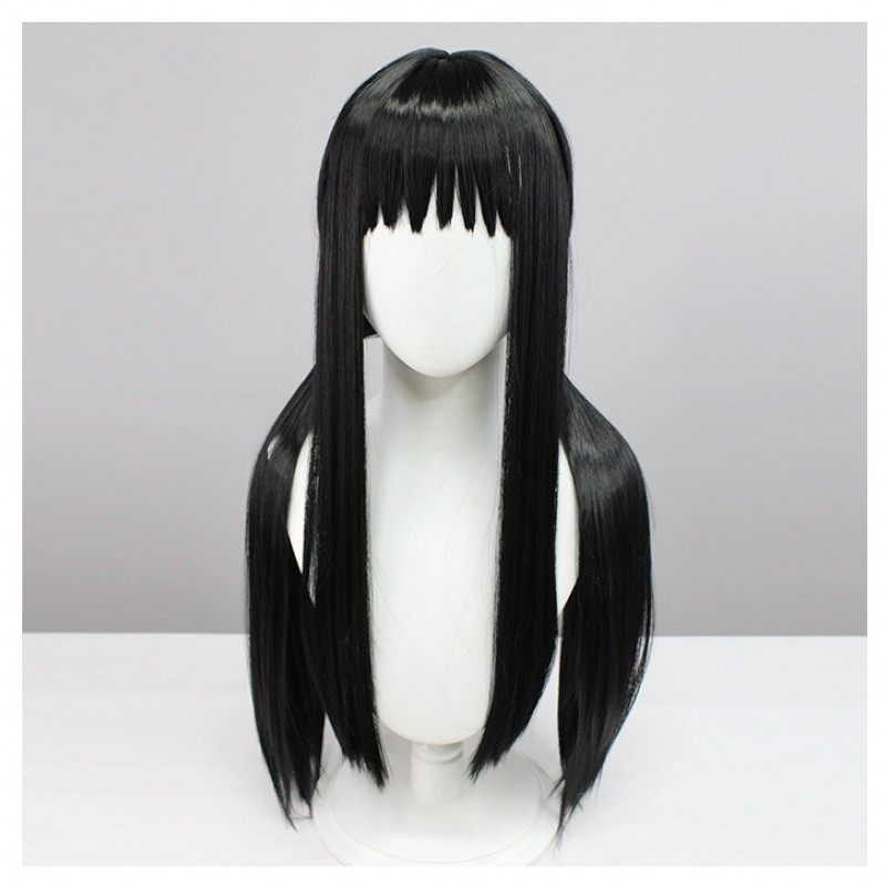 Ricoris Elegance 80cm Black Long Hair Cosplay Wig