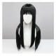 Ricoris Elegance 80cm Black Long Hair Cosplay Wig