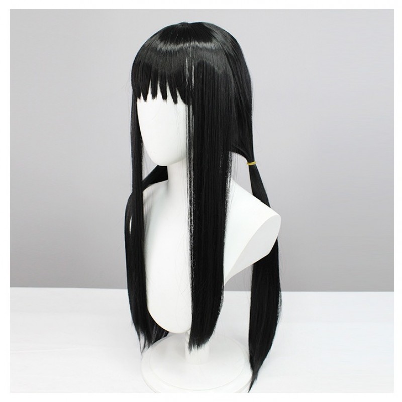 Ricoris Elegance 80cm Black Long Hair Cosplay Wig