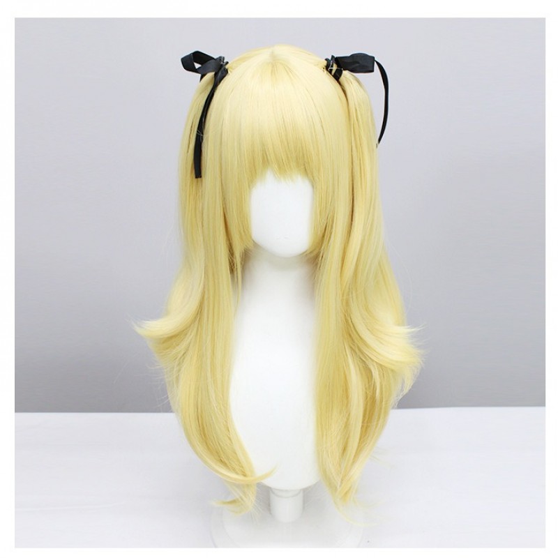 Genshin Impact |Fischl Ozthe Traveler Cosplay Wig Twin Tails of the Condemnation Princess with Nightmare of the Absolute Dream 70cm