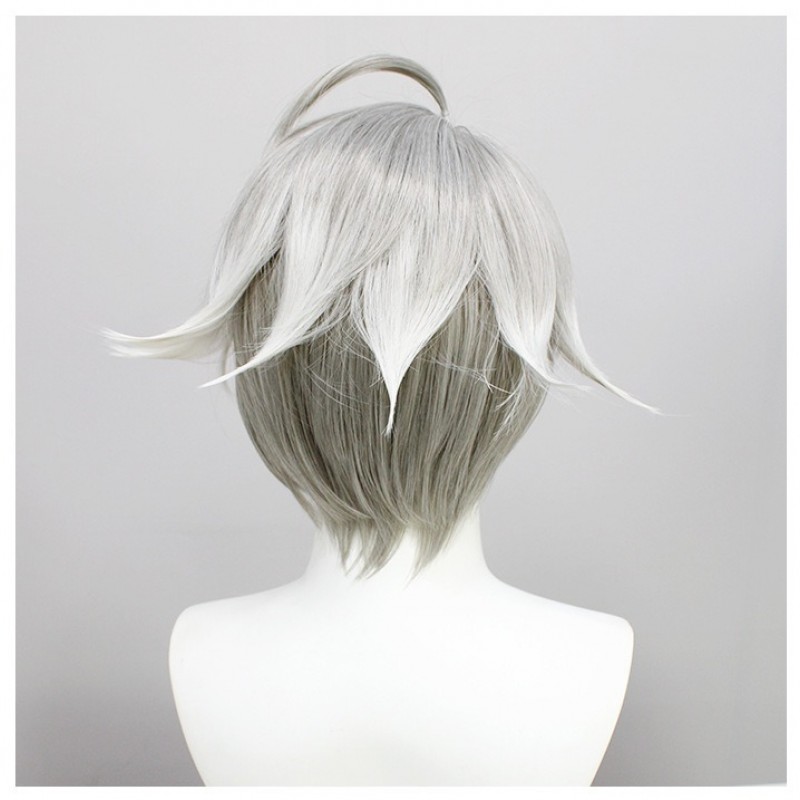 Genshin Impact Sumeru Alhaitham Cosplay Wig Hythloth Mixed Color Gradient 28cm