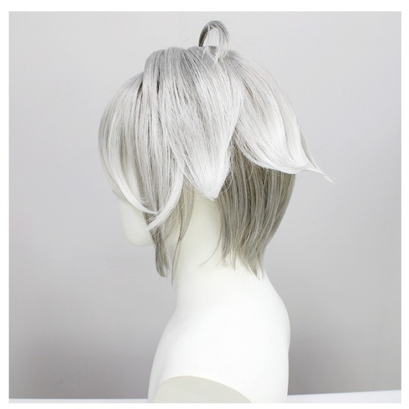 Genshin Impact Sumeru Alhaitham Cosplay Wig Hythloth Mixed Color Gradient 28cm