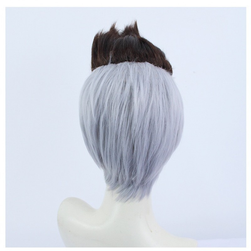 Cyberpunk Edgerunners Cosplay Wig - David Martinez Colorblock Highlights 30cm