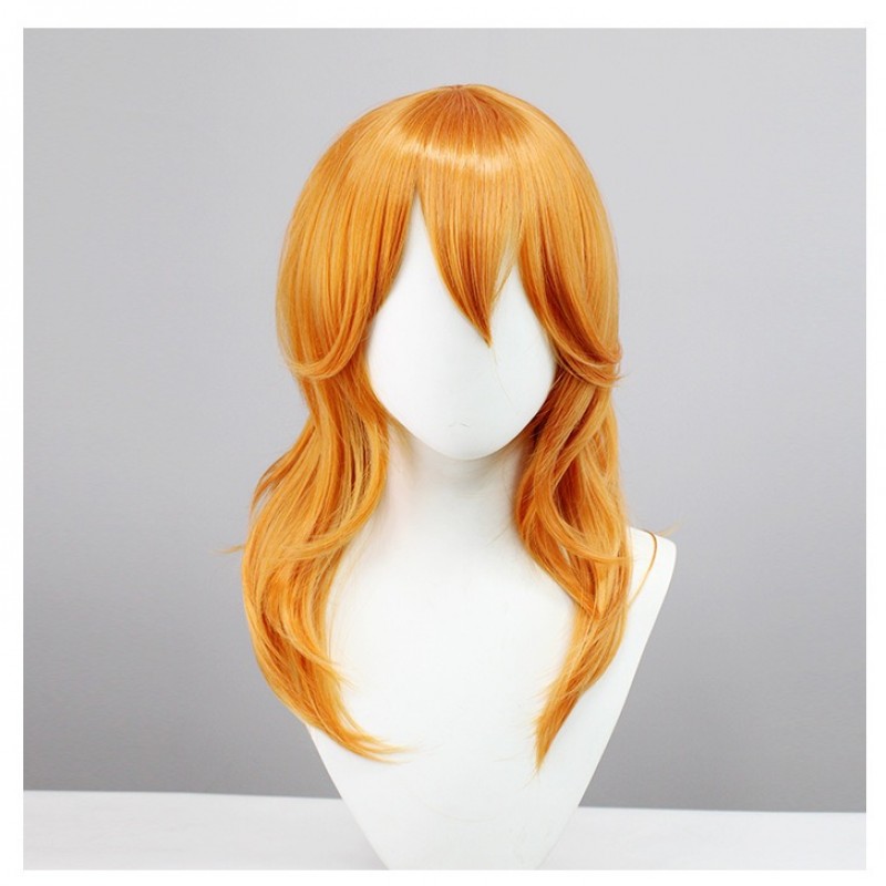 Chainsaw Man Cosplay Wig - Angel Devil and Chainsaw Man ORANGE Short Hair 50cm