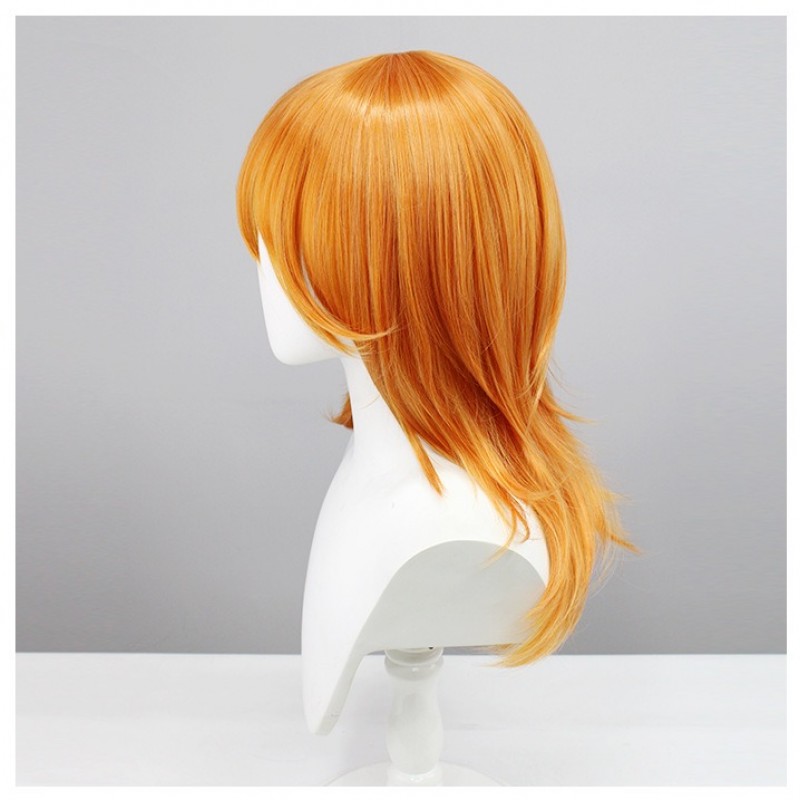 Chainsaw Man Cosplay Wig - Angel Devil and Chainsaw Man ORANGE Short Hair 50cm