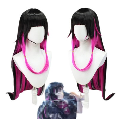 Genshin Impact | Harbinger Columbina Cosplay Wig - Pink and Black Gradient Long Hair 110cm