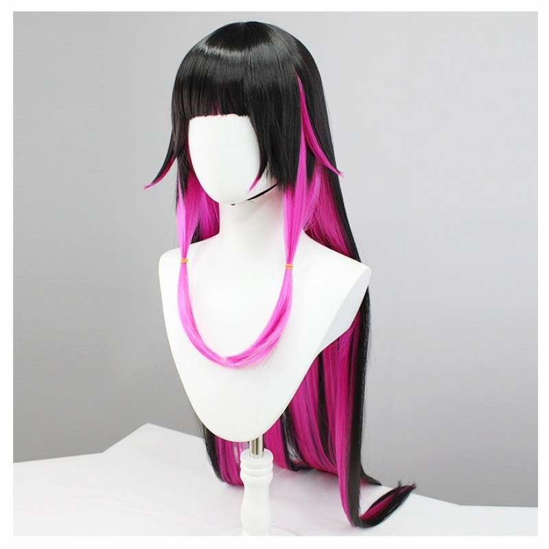 Genshin Impact | Harbinger Columbina Cosplay Wig - Pink and Black Gradient Long Hair 110cm