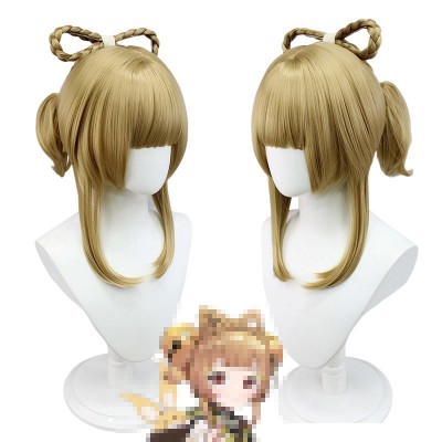 Genshin Impact |Yaoyao Cosplay Wig - Detachable Ponytail with Elastic Band and Alligator Clip 40cm