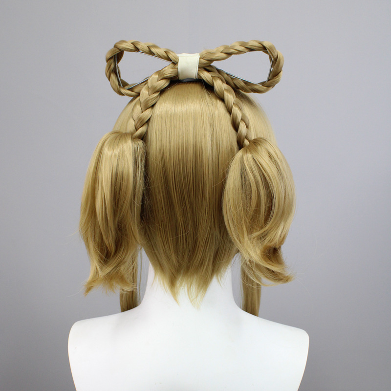 Genshin Impact |Yaoyao Cosplay Wig - Detachable Ponytail with Elastic Band and Alligator Clip 40cm