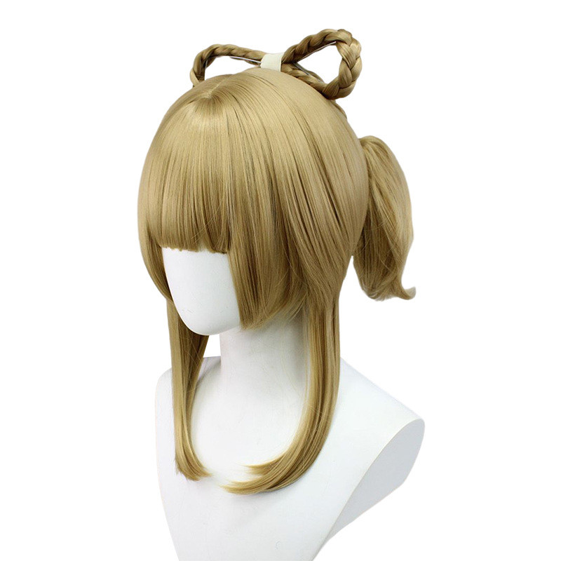 Genshin Impact |Yaoyao Cosplay Wig - Detachable Ponytail with Elastic Band and Alligator Clip 40cm