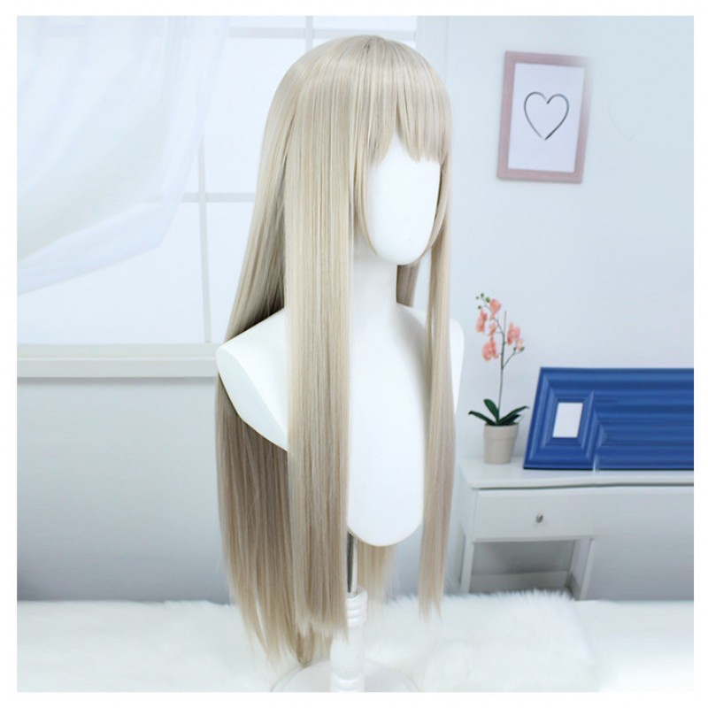 Victory Goddess |Nicky Serpent Cosplay Gold Long Wig 90cm