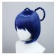 Genshin Impact Xiangling Cosplay Wig - Wanmin Restaurant Chef with Double Braided Bun Hairstyle