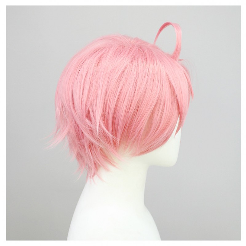 New World Carnival |Est Cosplay Wig Warm Pink Boyish Style Cosplay Wig 30cm