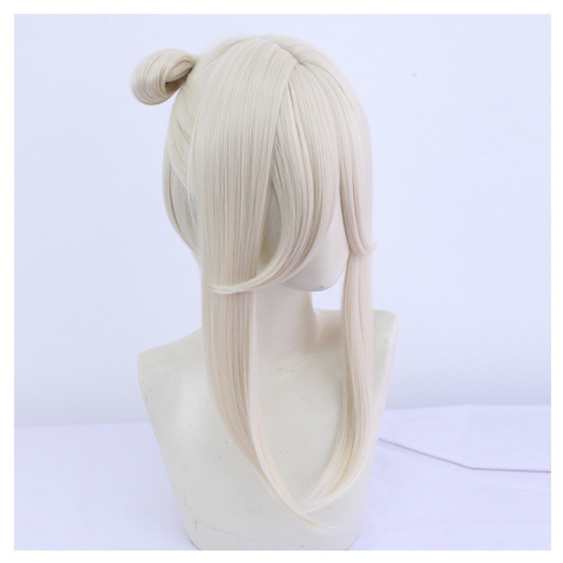 Genshin Impact | Ningguang Cosplay Wig Hidden Moon Celestial Authority Detachable Bun 48cm