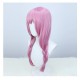 Azur Lane Jingi Yasuko Cosplay Wig - COSVOL3 Ako Pink Braided Pigtails with Middle Part 65cm