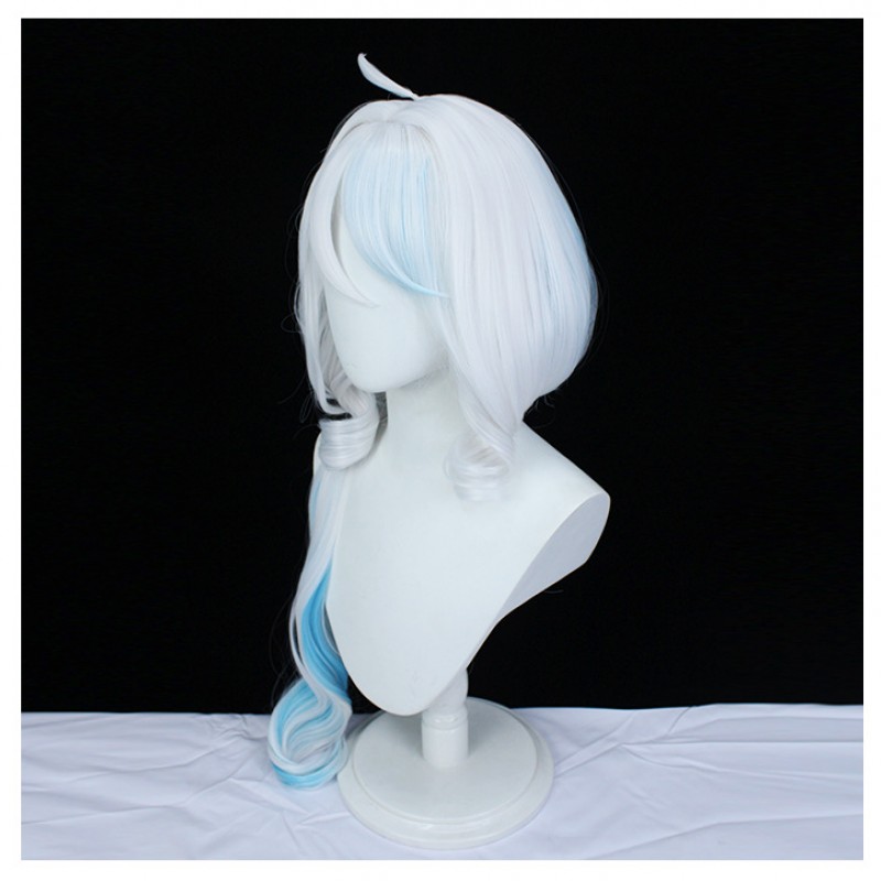 Genshin Impact | Fontaine Deity Water God Fylna Focalos Cosplay Wig 40cm/90cm