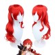 Stellar Railways |Himeko Red Curly Hair with Tiger Mouth Wig Cap 70cm