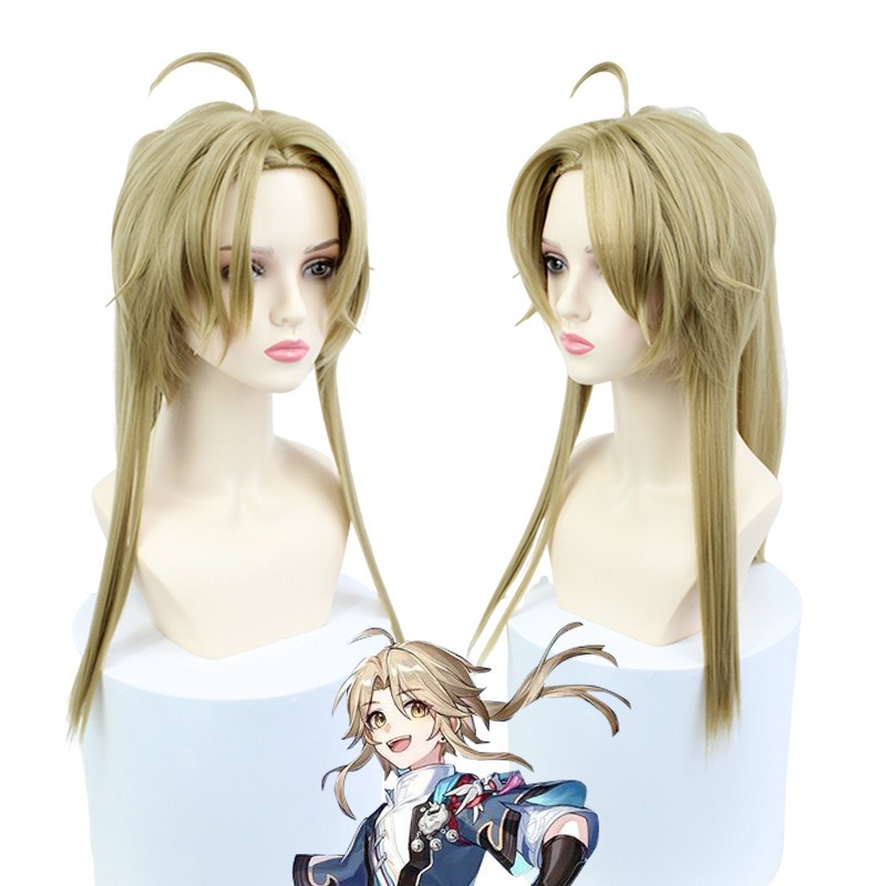 Stellar Railways |Yan Qing Blonde Tiger Claw Ponytail Wig 50cm