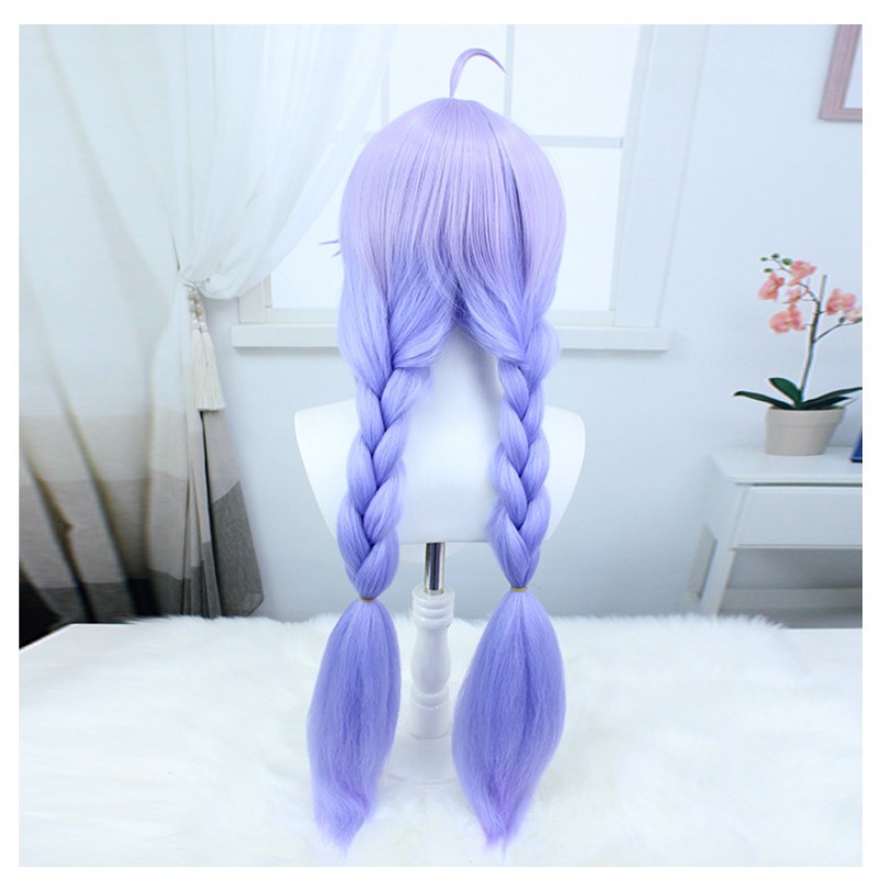 Stellar Railways |Bai Lu Purple Double Ponytails Long Hair 85cm 