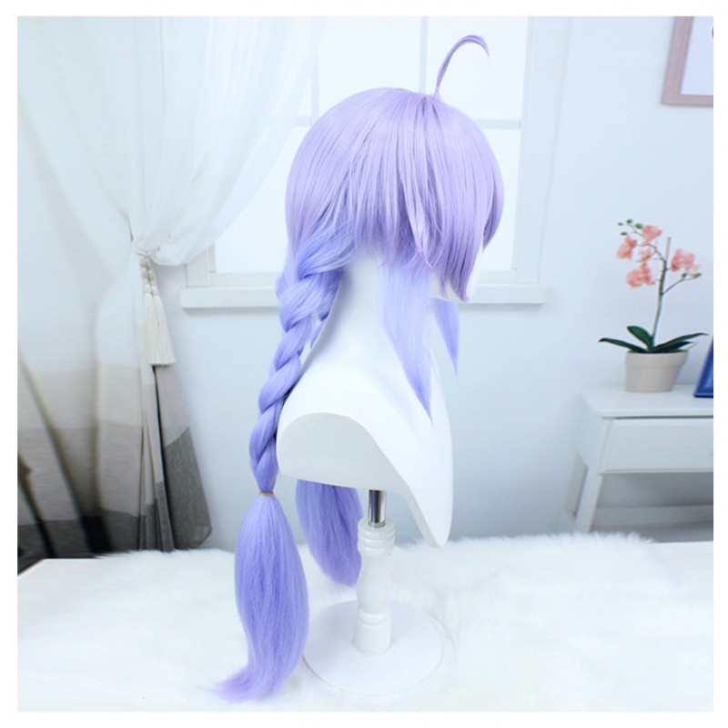 Stellar Railways |Bai Lu Purple Double Ponytails Long Hair 85cm 