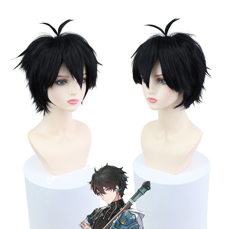 Stellar Railways |Dan Heng  Jet Black Short Hair 30cm