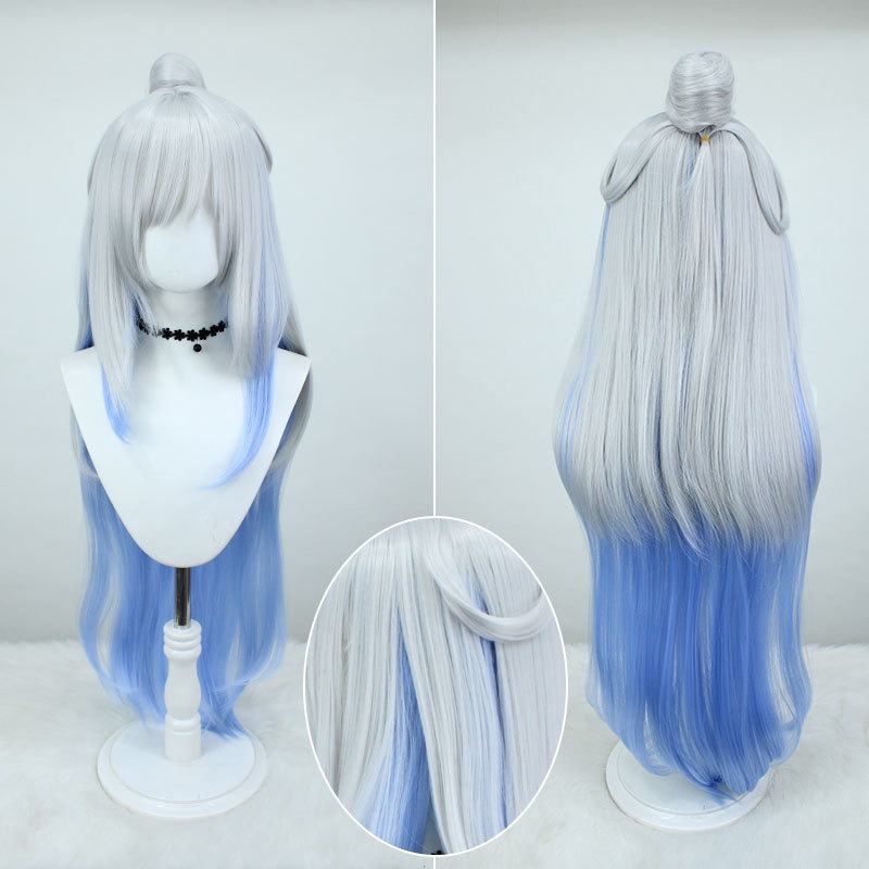 Stellar Railways |Mirror Flow Silver Chameleon Straight Long Hair 95cm