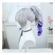 Stellar Railways | Silver WolfStriking Blue-Toned Ombre Ponytail Cosplay Wig 40cm