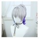 Stellar Railways | Silver WolfStriking Blue-Toned Ombre Ponytail Cosplay Wig 40cm