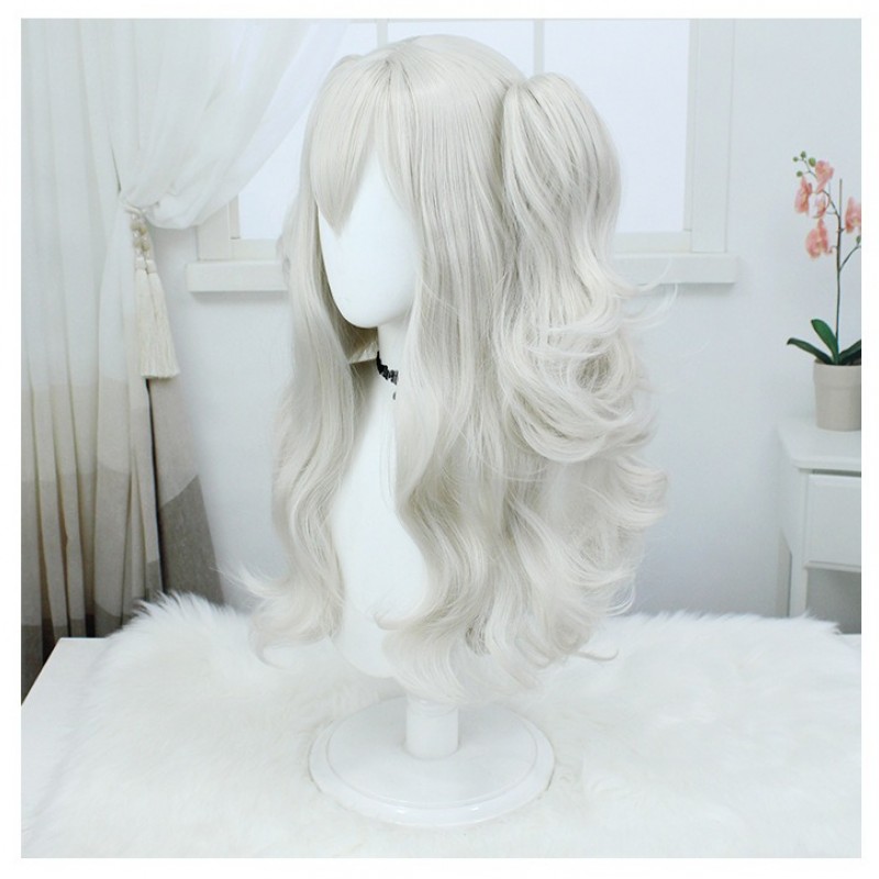 Charlotte | Yuuri NaoCosplay Wig  Ash Blonde Curly Twin Tails 68cm