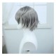 Back to the Future 1999 Character X Gray Short COS Wig 30cm