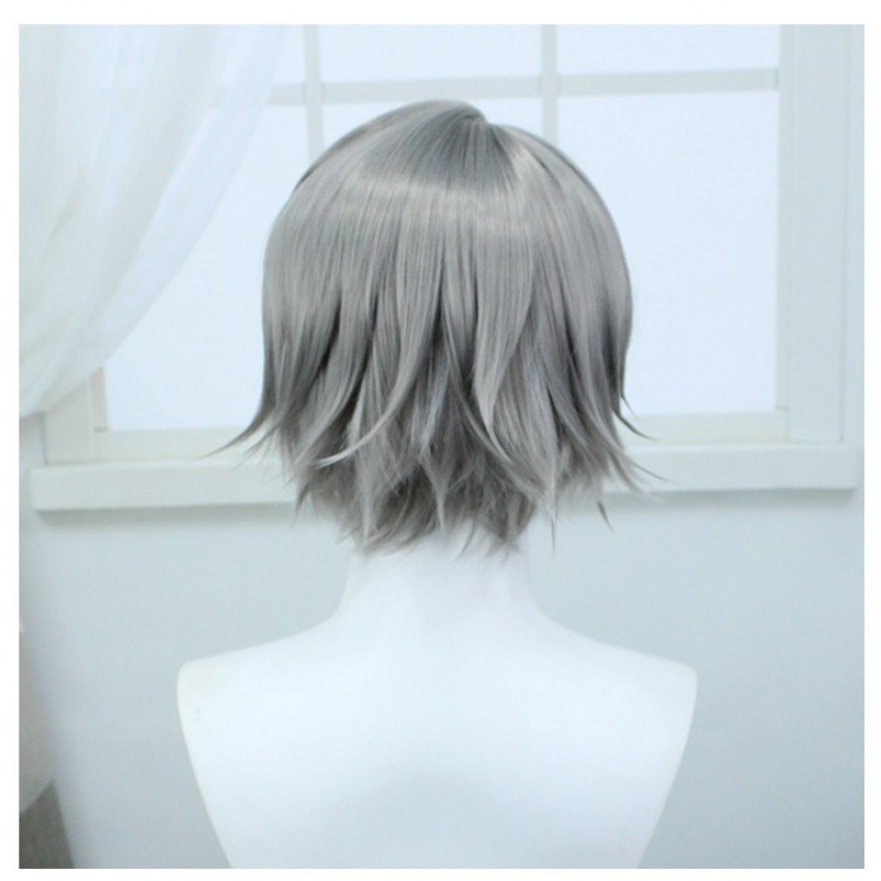 Back to the Future 1999 Character X Gray Short COS Wig 30cm