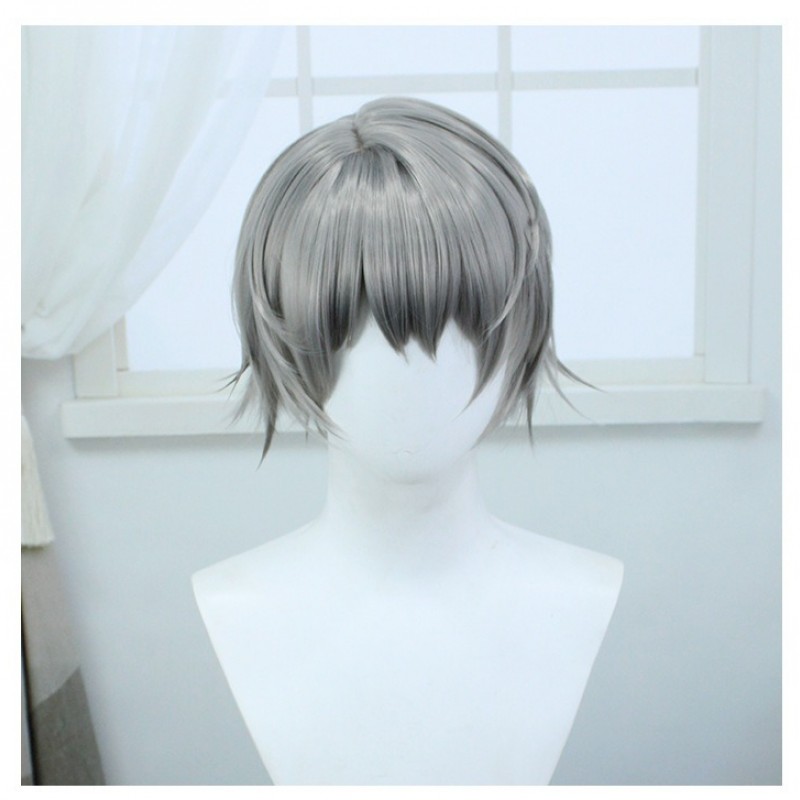 Back to the Future 1999 Character X Gray Short COS Wig 30cm