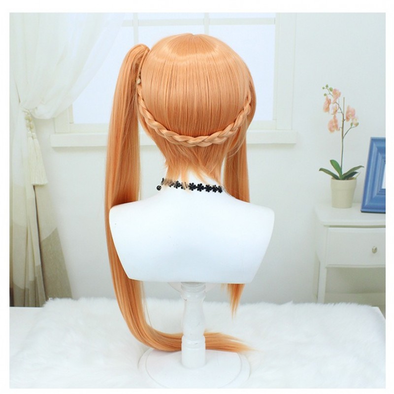 Stellar Railways |Gui Nai Fen Rosy Coral Orange Long Straight Cosplay Wig 85cm