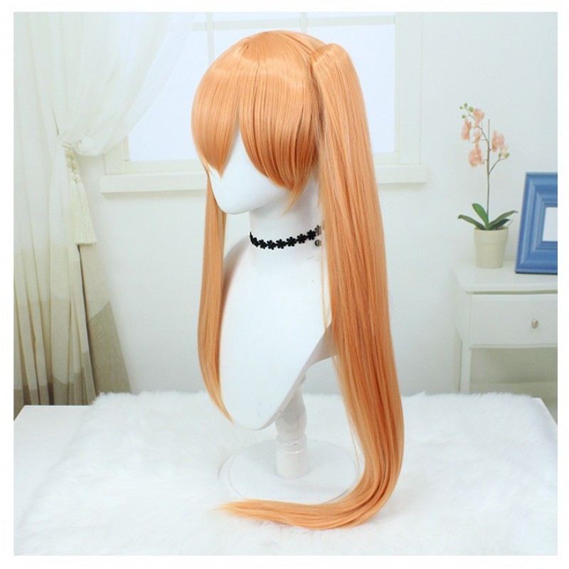 Stellar Railways |Gui Nai Fen Rosy Coral Orange Long Straight Cosplay Wig 85cm