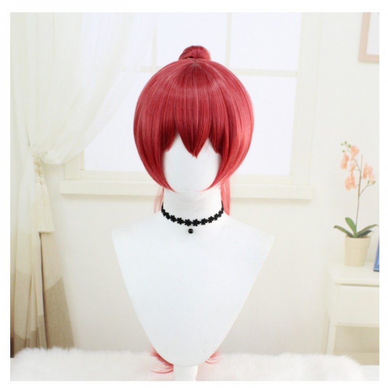 Puella Magi Madoka Magica  |Sakura Kyouko Red Long Curly Cosplay Wig 75cm