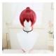 Puella Magi Madoka Magica  |Sakura Kyouko Red Long Curly Cosplay Wig 75cm